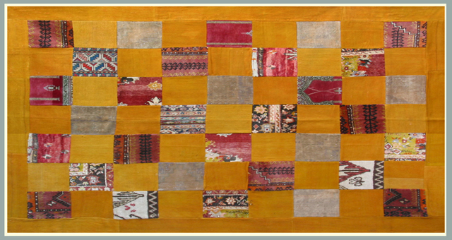 Antique Carpet Patchwork