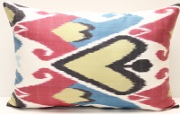 i52 - Silk Ikat Cushion Pillow Covers