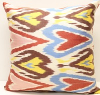 i18 - Silk Ikat Pillow Cushion Covers