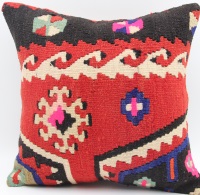 M976 Antique Anatolian Kilim Cushion Cover
