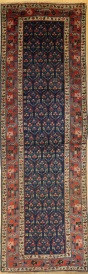 R7774 Antique Caucasian Kazak Carpet Runner