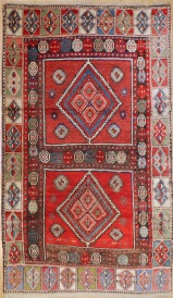 R7655 Antique Kazak Carpet