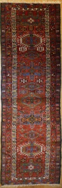 R9315 Antique Persian Heriz Carpet Runner