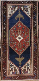 R1552 Antique Persian Kurdish Rug