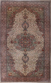R2974 Antique Persian Tabriz Carpet