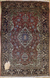 R6899 Antique Persian Tabriz Rug