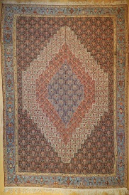 R5392 Antique Senneh Persian Kilim Rug