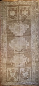 R4140 Antique Turkish Kars Carpet