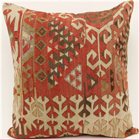 Antique Turkish Kilim Cushion Cover L535