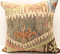L648 Antique Turkish Kilim Cushion Covers