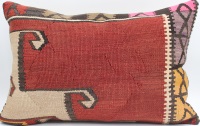 D61 Antique Turkish Kilim Pillow Cover
