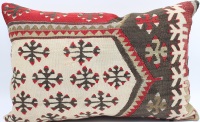 D267 Antique Turkish Kilim Pillow Cover