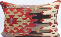 D270 Antique Turkish Kilim Pillow Cover
