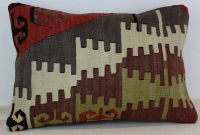D219 Antique Turkish Kilim Pillow Cover