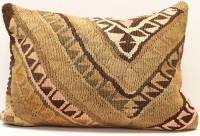 D225 Antique Turkish Kilim Pillow Cover