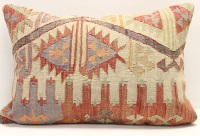 D277 Antique Turkish Kilim Pillow Cover