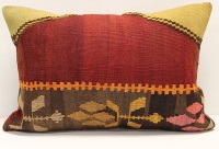 D396 Antique Turkish Kilim Pillow Cover