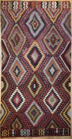 R8922 Antique Turkish Kilim Rugs