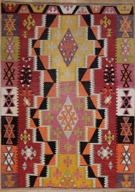 R9147 Flat Weave Turkish Kilim Rugs