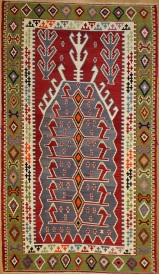 R9166 Flat Weave Turkish Kilim Rugs