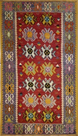 R9172 Flat Weave Turkish Kilim Rugs