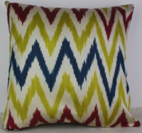 i19  - Handmade Ikat Pillow Cover