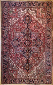 R323 Large Persian Heriz Carpet
