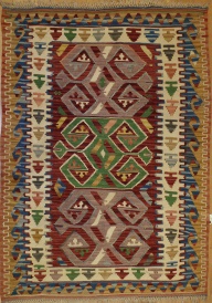 R6130 New Turkish Flat Weave Kilim Rugs