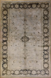 R3368 Old Turkish Ushak Carpet