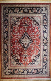 R7427 Persian Kashan Carpet