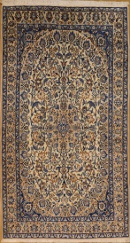 R9209 Persian Silk and Wool Nain Rugs