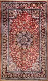 R9396 Persian Silk Qum Rug