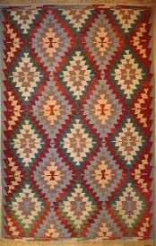 R539 Turkish Oushak Kilim Rug