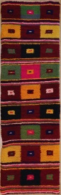 R7907 Vintage Anatolian Tulu Carpet Runner