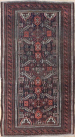 R1713 Vintage Baluch Persian Rug
