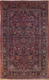 R7397 Vintage Kashan Persian Rug