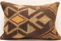 D211 Vintage Kilim Lumbar Pillow Cover