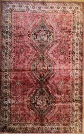 R5762 Vintage Persian Shiraz Carpet