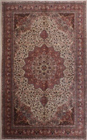 R3844 Vintage Persian Tabriz Carpet