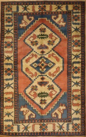 R3127 Vintage Turkish Carpet