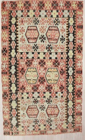R9073 Vintage Turkish Esme Kilim Rugs