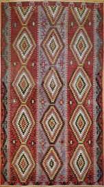 R9089 Vintage Turkish Esme Kilim Rugs