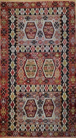 R7834 Vintage Turkish Esme Kilim Rugs
