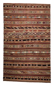 R8168 Vintage Turkish Kilim Rug