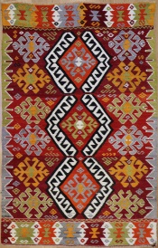 R8933 Vintage Turkish Kilim Rugs