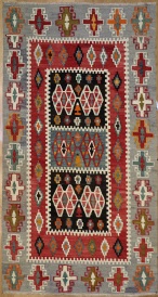 R7874 Vintage Turkish Kilim Rugs