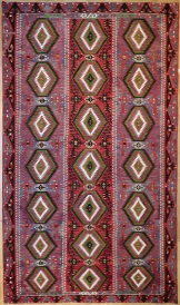 R7856 Vintage Turkish Kilim Rugs UK