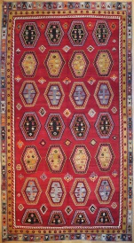 R8070 Vintage Turkish Sarkisla Kilim Rug