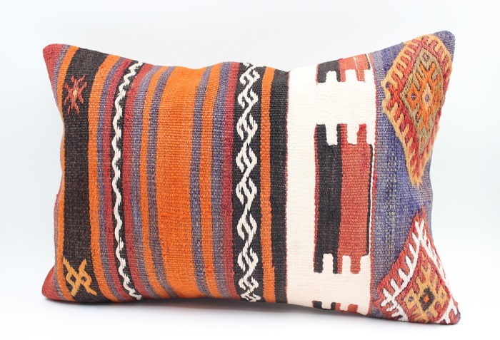 Kilim lumbar cheap pillow cover