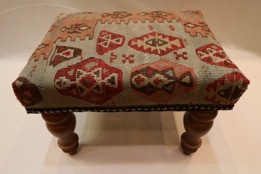 R7745 - Handmade Antique Kilim Footstools